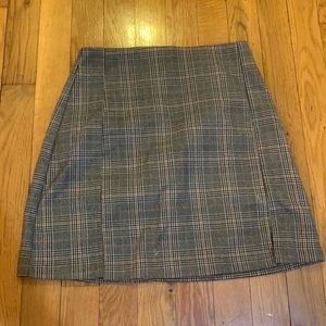 Plaid Brandy Melville Mini Skirt lightly worn
